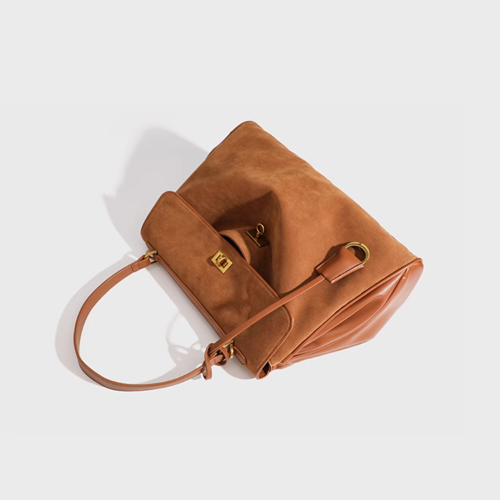 Clara Faux Suede Bag